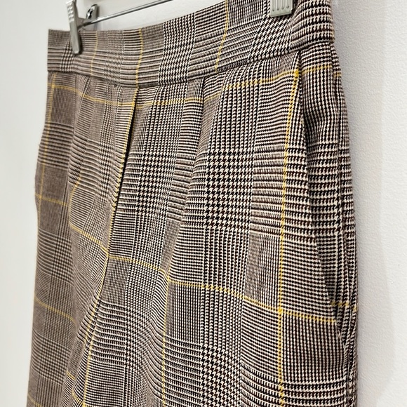 Babaton cropped check pants, size 10 - Picture 1 of 5
